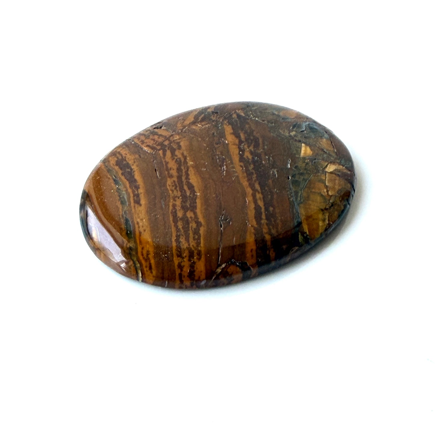 Tijgerijzer | Cabochon ovaal | 44x32 mm