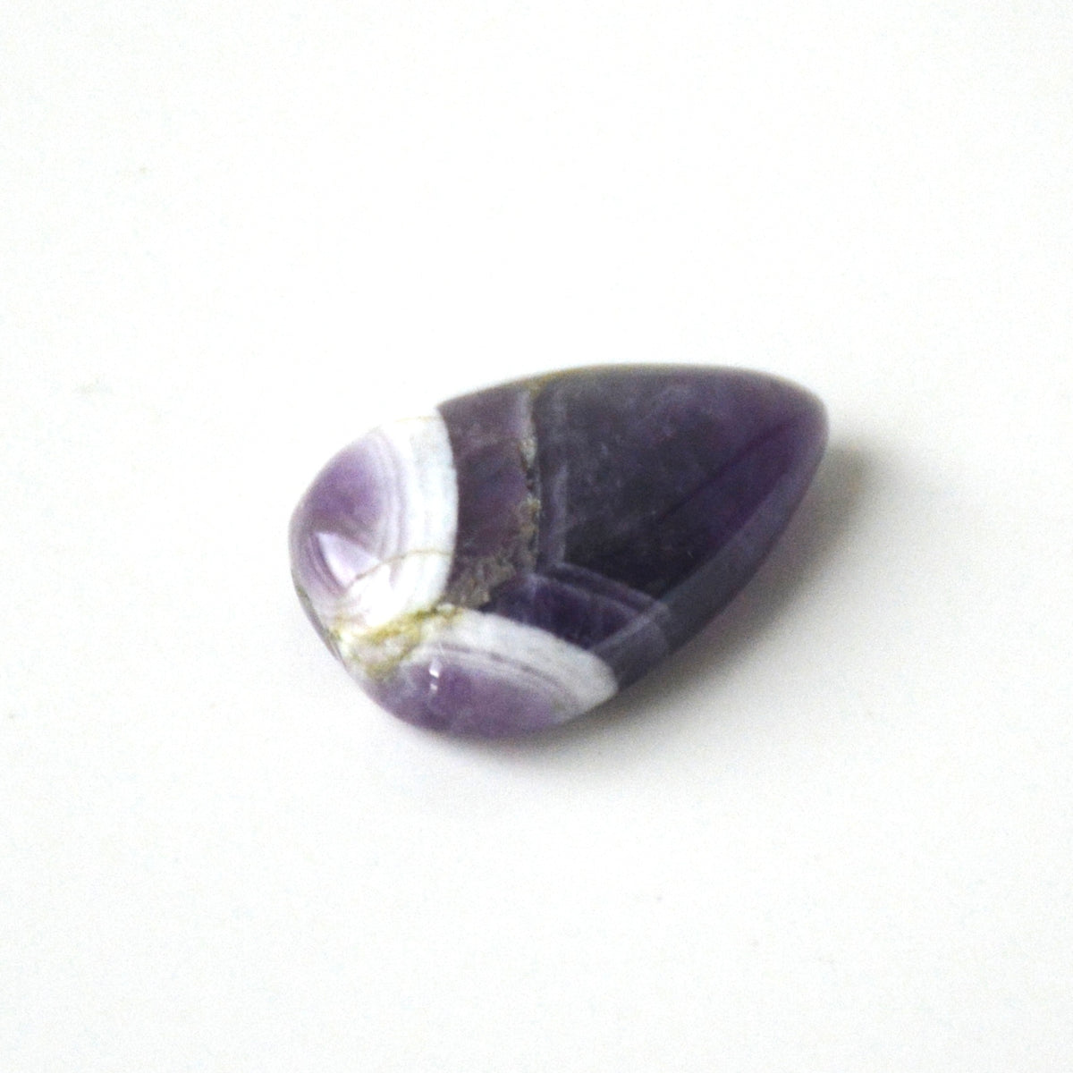 Bandamethist | Cabochon druppel | 22x15 mm