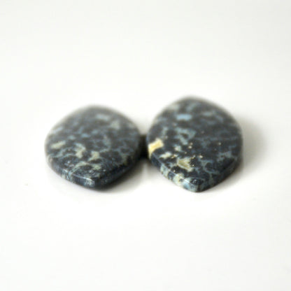 Palm root agaat | Cabochon paar marquise | 38x17 mm