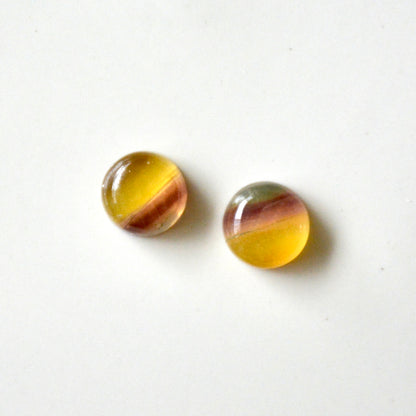Regenboog fluoriet | Cabochon rond | 10 mm