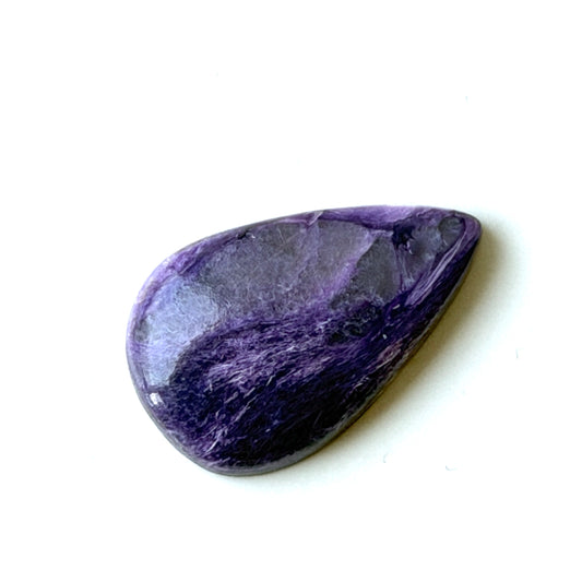 Charoiet | Cabochon druppel | 30x19 mm