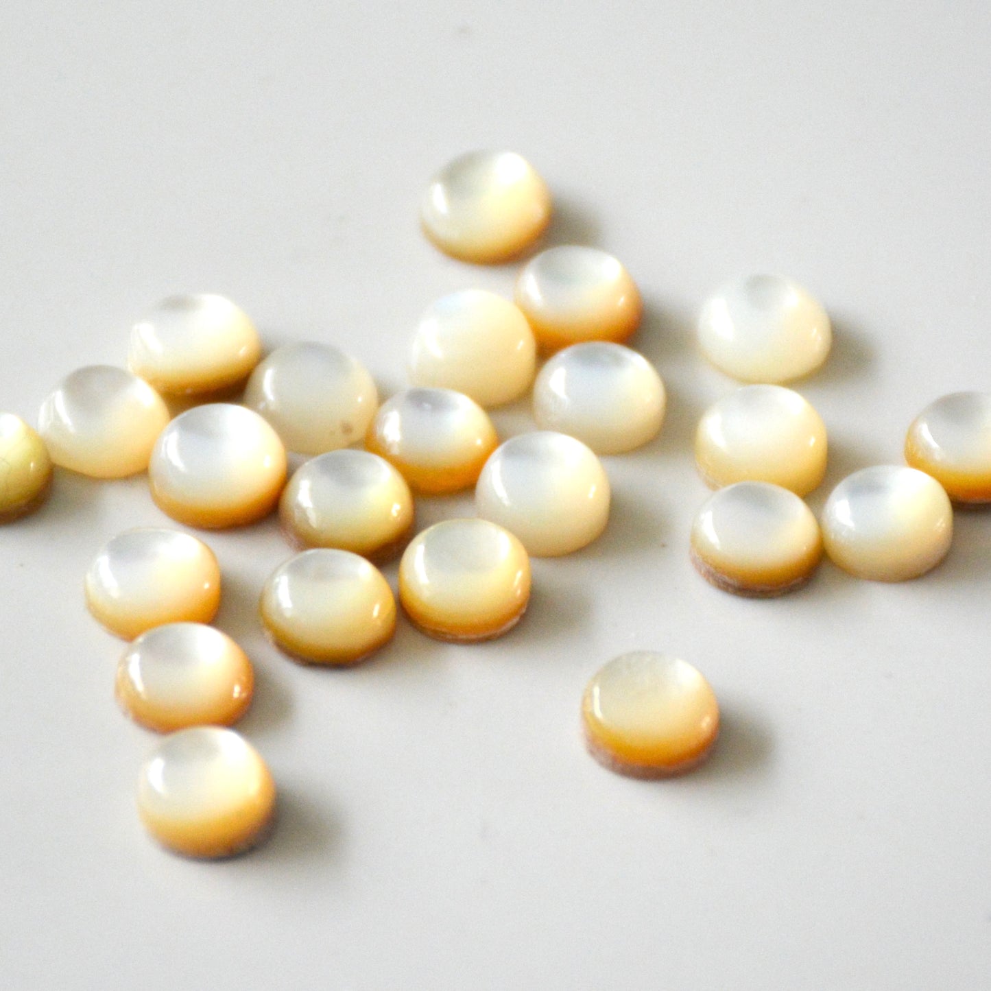 Parelmoer | Cabochon rond | 10 mm