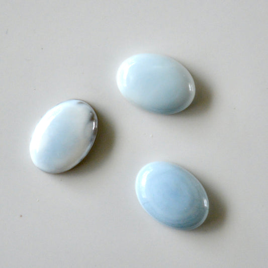 Opaal blauw | Cabochon ovaal | 18x13 mm