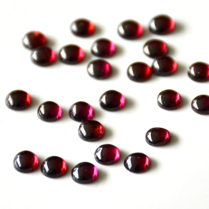 Granaat | Cabochon rond | 5 mm