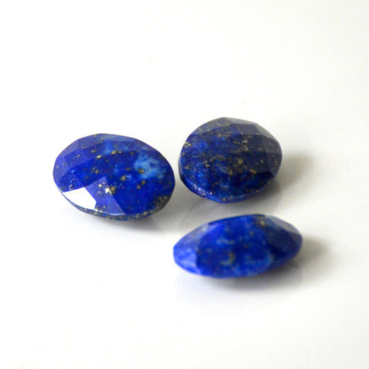 Lapis lazuli | Dubbel rosecut | 14x10 mm