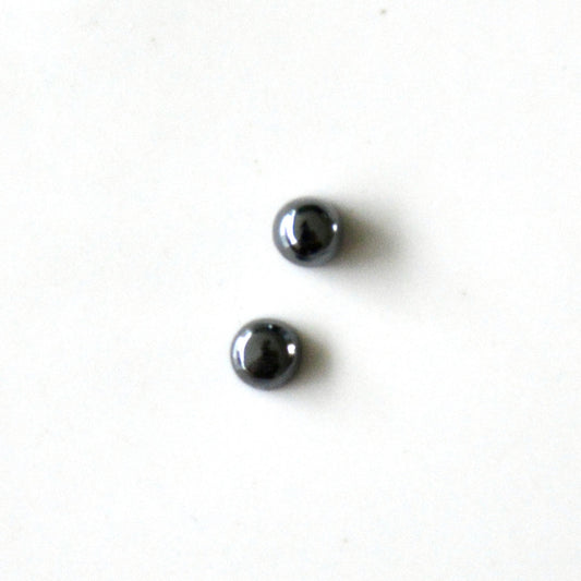 Hematiet | Cabochon rond | 3 mm