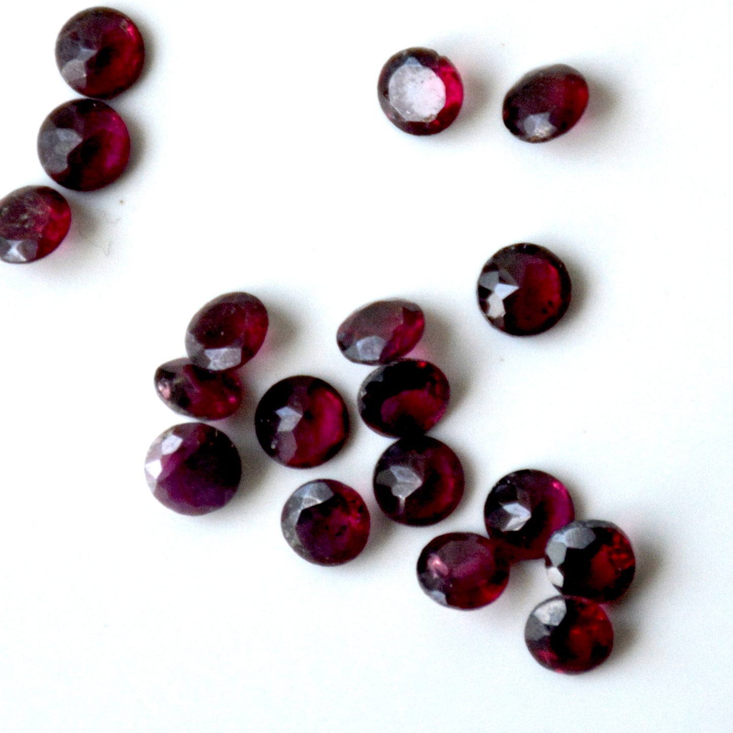 Granaat | Facet rond | 4 mm