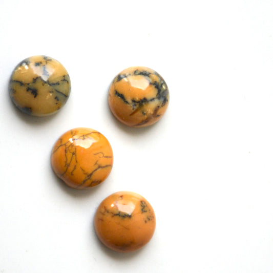 Dendriet opaal | Cabochon rond | 10 mm