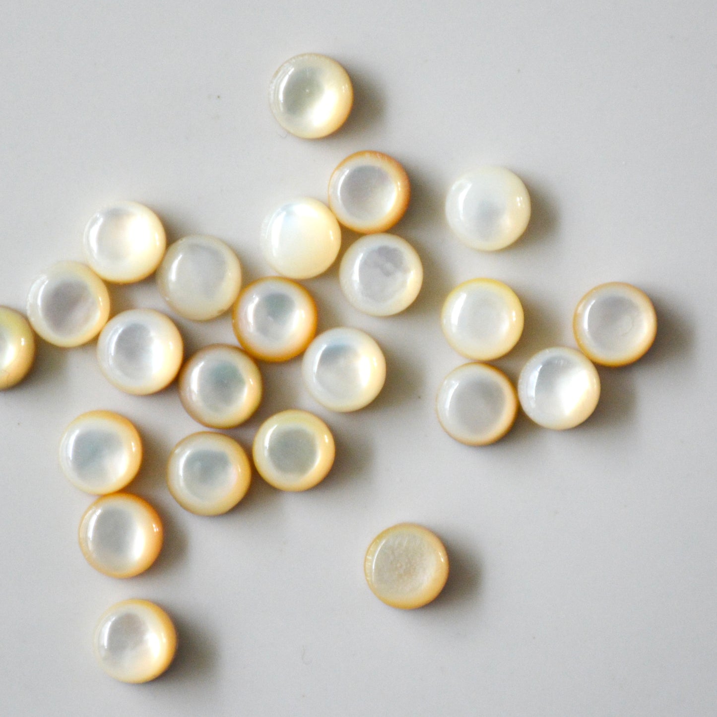 Parelmoer | Cabochon rond | 10 mm