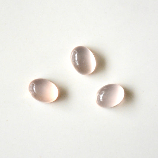 Chalcedoon roze | Cabochon ovaal | 8x6 mm