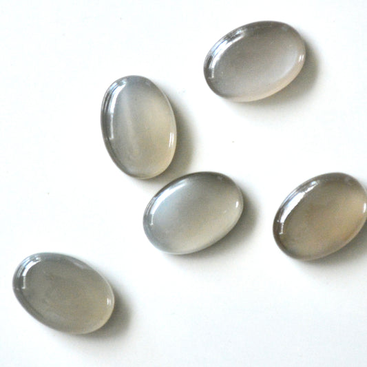 Gray moonstone | Cabochon oval | 14x10mm