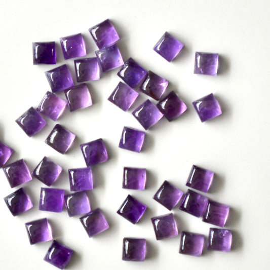 Amethyst | Cabochon-Quadrat | 6x6mm