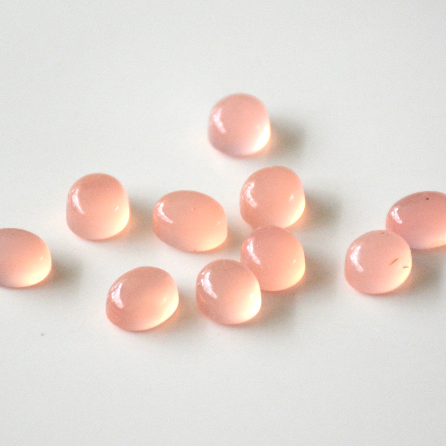 Chalcedoon roze | Cabochon ovaal | 10x8 mm