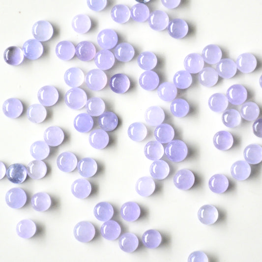 Lavendel amethist | Cabochon rond | 5 mm