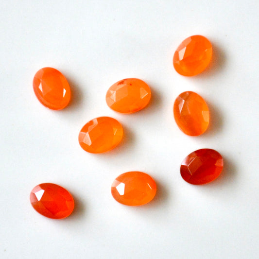 Carnelian | Cabochon rosecut | 8x6mm