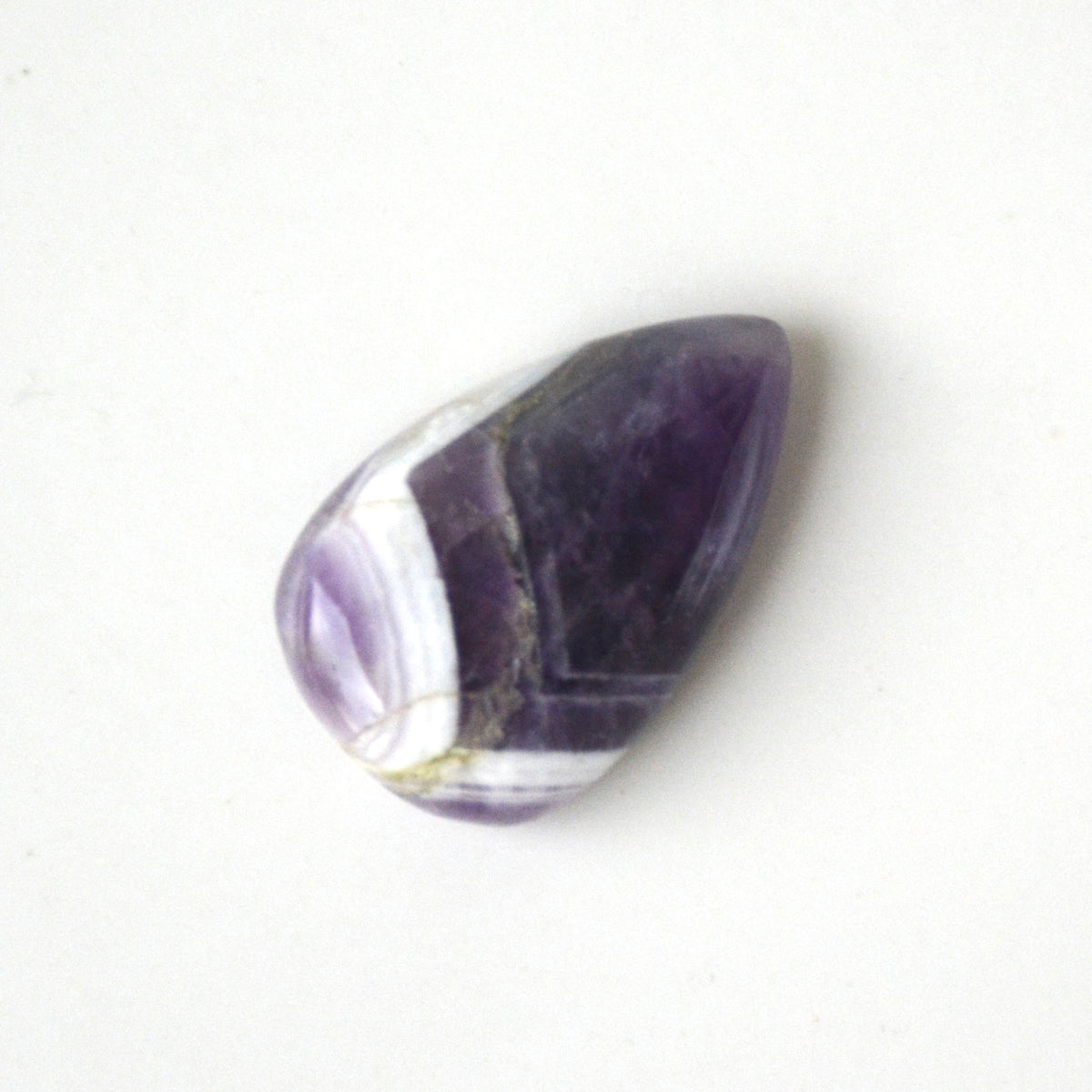 Bandamethist | Cabochon druppel | 22x15 mm