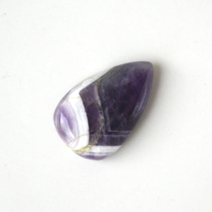 Bandamethist | Cabochon druppel | 22x15 mm